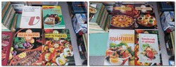 Huge, 192-piece cooking, lifestyle, recipe books, booklets. HUF 79,000