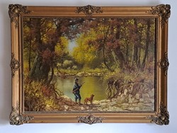 Hunting painting