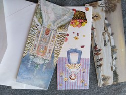 Winter greeting cards - with envelope