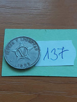Cuba 5 centavos 1963 alu. 137