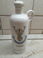 Ceramic St. Hubertus liquor bottle for sale!