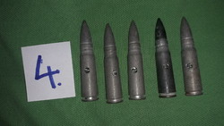 Antique neutralized perhaps machine gun ammunition / with markings 60 - 21 / 5 pcs together according to pictures 4.
