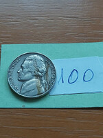 Usa 5 cents 1964 thomas jefferson copper nickel 100