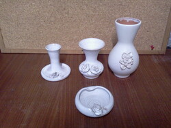 Váza- hamutartó-gyertyatartó-kerámia (kótyavetye)