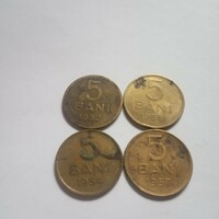 5 Bani 1952 - 1957 !! 4 pieces !
