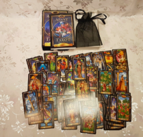 From HUF 1! Brand new gold tarot - book and 78 cards in gift box, barbara moore and ciro marchetti
