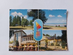 Old postcard photo postcard Balatonszárszó 1984