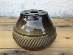 Marked retro ikebana vase