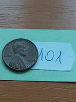 Usa 1 cent 1968 abraham lincoln copper zinc 101
