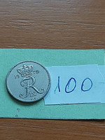 Denmark 10 öre 1972 copper-nickel, ix. King Frederick 100