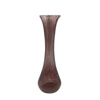 Karcagi repesztett fátyolüveg váza - keskeny, hosszúkás nyakkal - M1455
