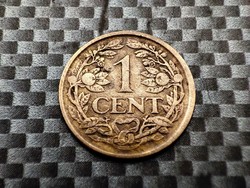 Hollandia 1 cent, 1917