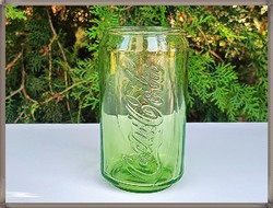Coca cola glass 3 dl light green