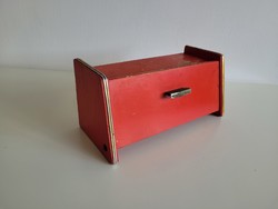 Régi retro fa tároló doboz falitéka vagy mid century fali szekrény