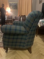 English armchair, large and comfortable