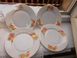 4 pcs poppy pattern mz porcelain plate
