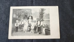 Last Hungarian king iv. Queen Károly zita + seven children's photo sheet 1921 period photo - postcard
