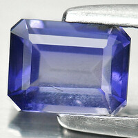 GYÖNYÖRŰ! VALÓDI, 100% TERM. VIOLET BLUE IOLIT (CORDIERIT) DRÁGAKŐ 0,79ct (VSI) ÉRTÉKE: 31.600,-Ft!