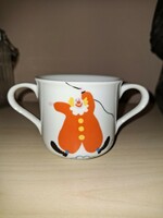 Vintage Ikea clown children's mug