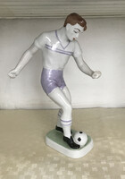 Ravenclaw soccer player - in purple jersey
