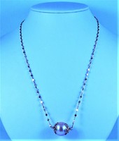 A dreamy, 10k gold necklace with a real pearl pendant!!!