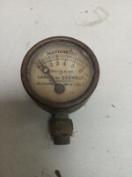 Antique Hungarian pressure gauge