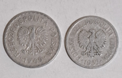 1949, 1957. 1 Zloty, 50 Groszy Lengyelország (503)