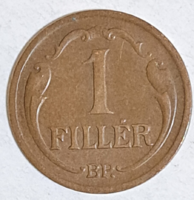 1939. 1 Filér Hungarian kingdom (370)