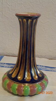 Hollóházi antique lamp part, 9.5 x 15 cm, Eastern-style decor, beautiful flawless with lots of gold