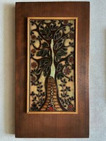 Zoltán Radnai: fire enamel of the tree of life