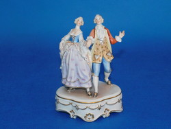 Rococo couple from Herend