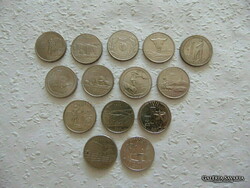 USA emlék 25 cent - 1/4 dollár 14 darab Mind más hátlap 01