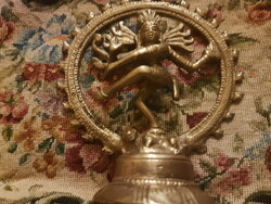 Dancing siva copper statue, statue in nice condition -- original Indian
