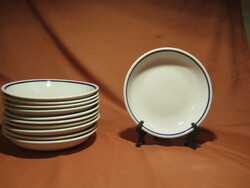 Zsolnay blue striped vegetable plate