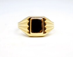 Gold signet ring (zal-au108031)