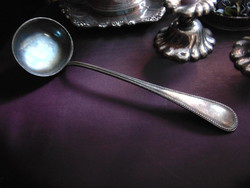 Large old v. Antique silver-plated ladle