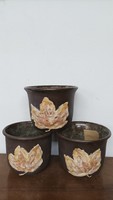 Retro Hungarian applied art ceramic bowl