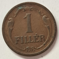 1927. 1 Fillér Magyar Királyság (509)