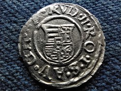 Rudolf (1576-1608) ezüst 1 Dénár ÉH811 1591 KB (id53301)