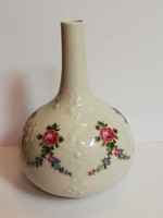 Pink wallendorf porcelain vase