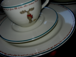 Butlers Karácsonyi 3 db-os reggeliző szett Rudolf rénszarvassal