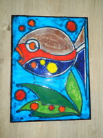 Retro glazed fish samot image
