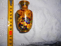 Rekeszzománc  váza  CLOISONNÉ