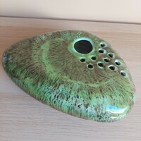 Ceramic pebble vase, ikebana
