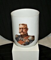 Memorial mug - with the image of paul von hindenburg