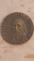 Jozep Miroslav Hurban bronz emlék plakett  1817 - 1888