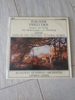 LP Bakelit vinyl hanglemez Wagner Preludes Tristan und Isolde