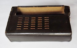 Old sokol radio leather case