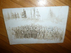 World War I military photo POW camp 1917