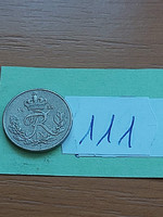 Denmark 10 öre 1958 copper-nickel, ix. King Frederick, 111